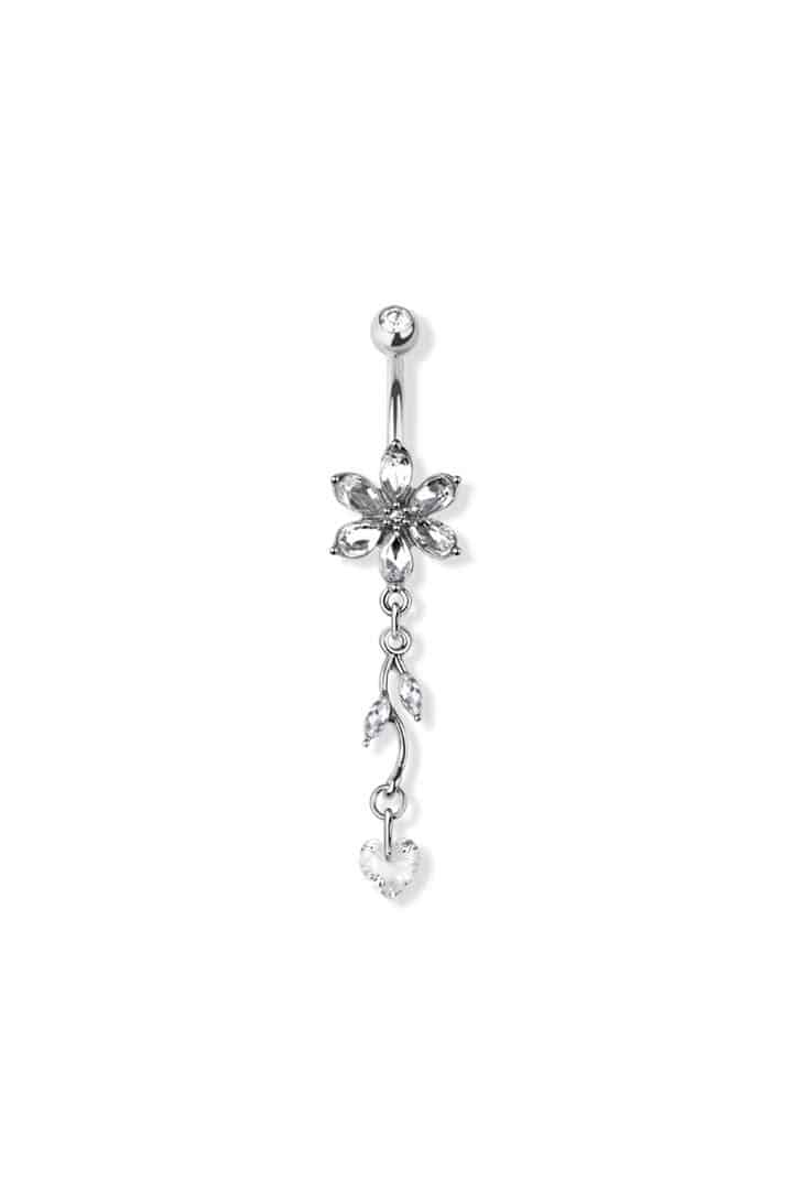 flower belly dangle