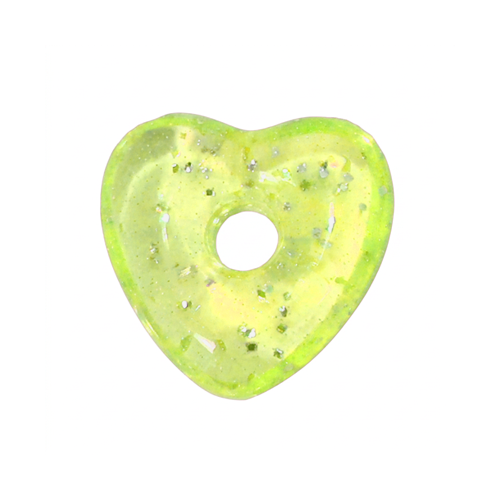 Lucite Donut Tongue Barbell 14g