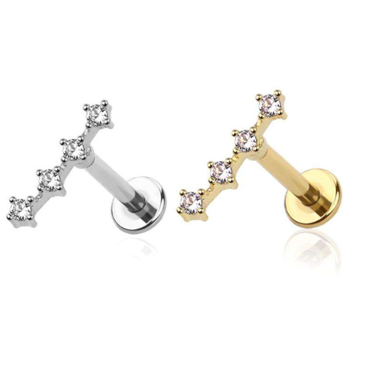 Claw-Set 4 Crystal Cascade Flat Back 16g