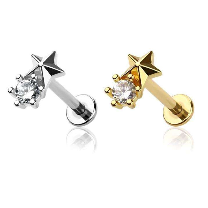 Claw-Set Crystal + Star Flat Back 16g
