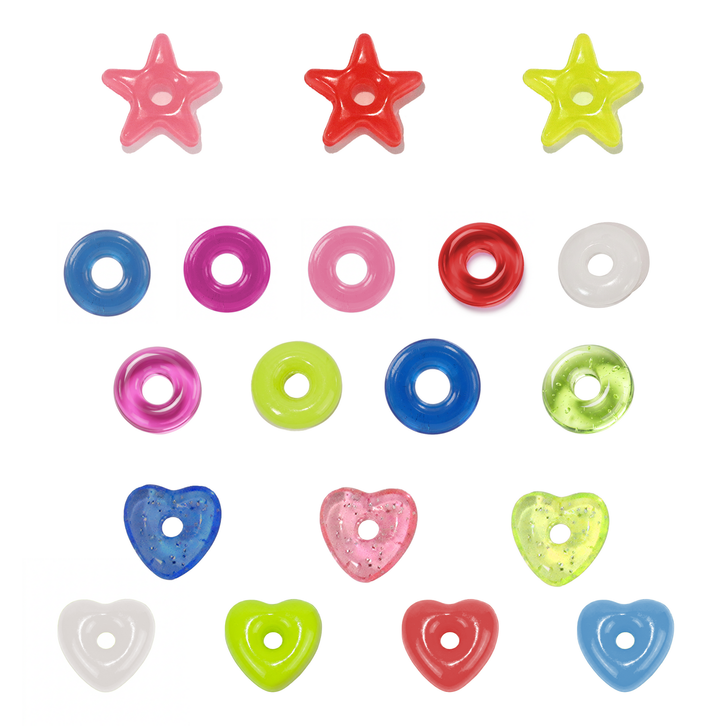 Lucite Donut Tongue Barbell 14g