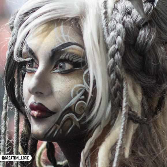 Hypnotized - Black & White Colored - Primal Contact Lenses
