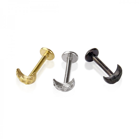 Lunar Crescent Flat Back 16g