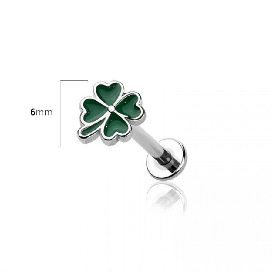 Lucky Clover Flat Back 16g