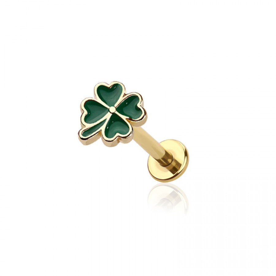 Lucky Clover Flat Back 16g