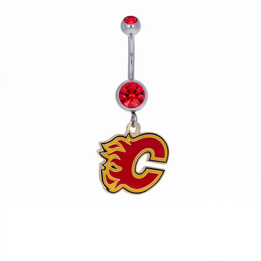 Licensed NHL Calgary Flames Belly Dangle 14g