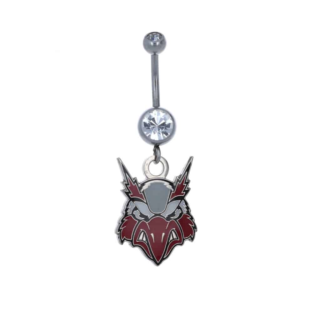 navel-belly-stud-curved-barbell-dangle-tassel-surgical-steel-cfl-montreal-alouettes