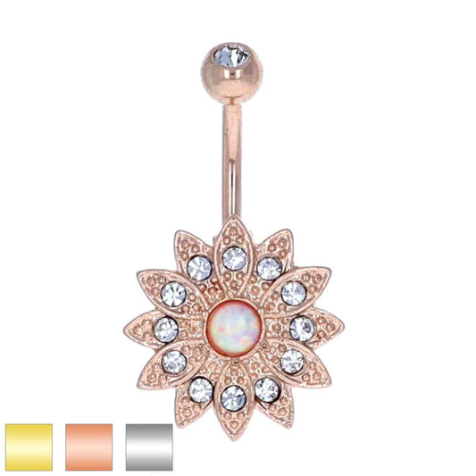 navel-belly-stud-curved-barbell-surgical-steel-plated-fancy-12-jewel-flower-opal-title