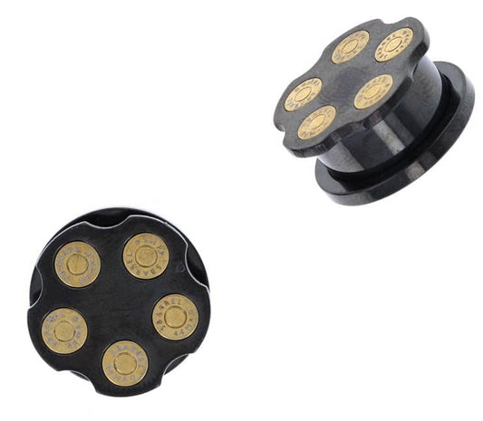 plugs-blackline-titanium-revolver-cylinder-gold-plated-bullets