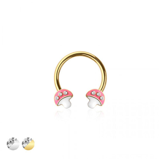 Mushroom Circular Barbell 16g