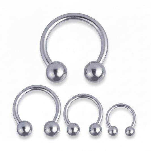 Surgical Steel Circular Barbell Externally Threaded 20g - 00g