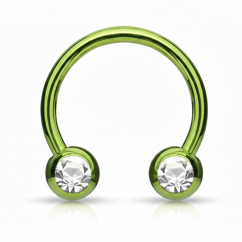 Forward Jewel Circular Barbell 16g