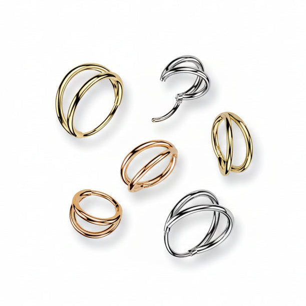 Premium Double Stack Segment Ring 20g - 16g