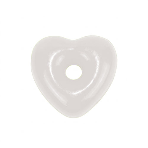 Lucite Donut Tongue Barbell 14g