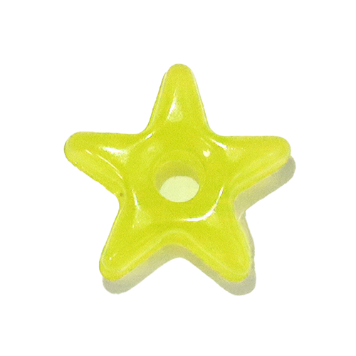 Lucite Donut Tongue Barbell 14g